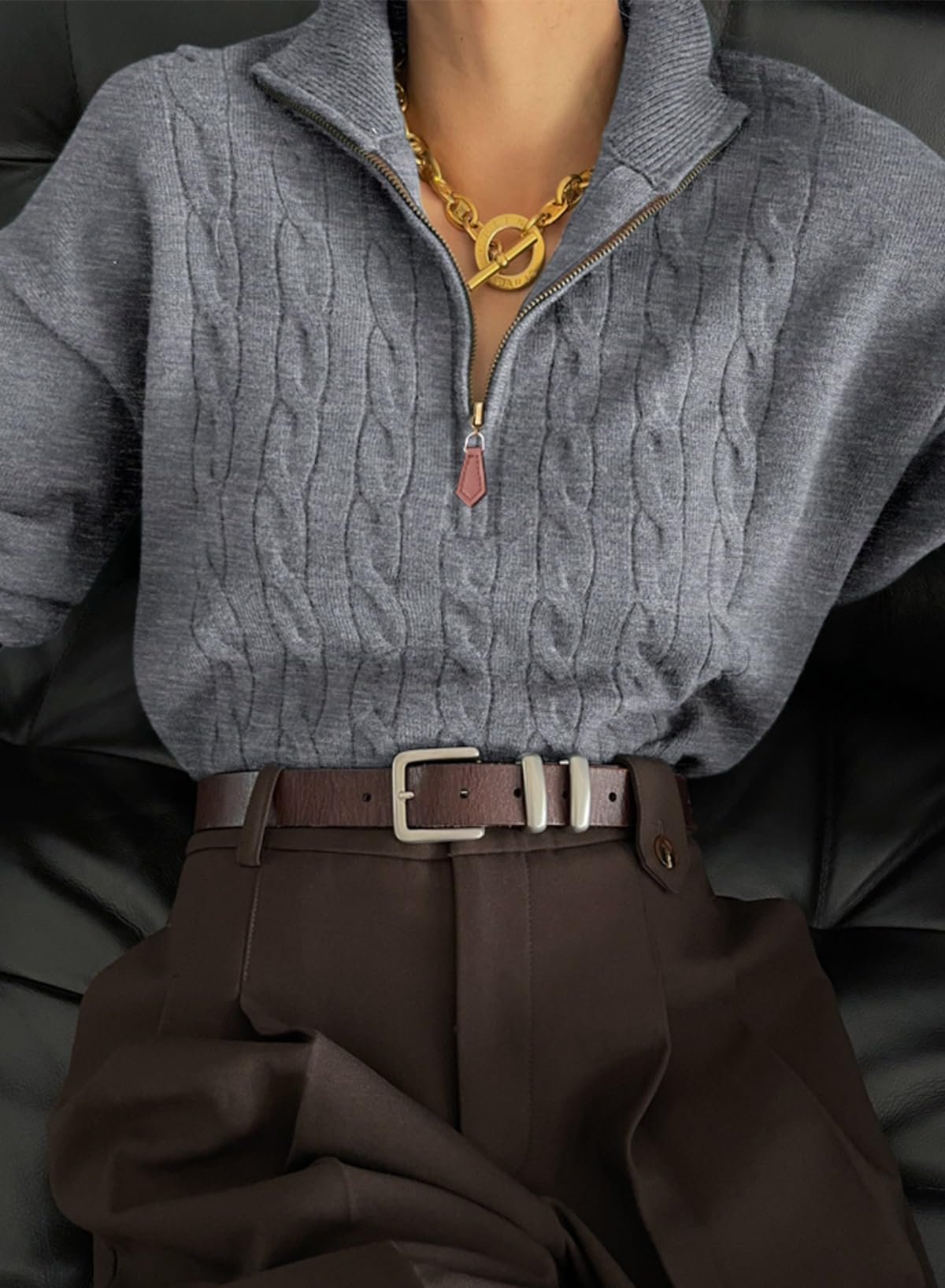 Modern cozy knitwear