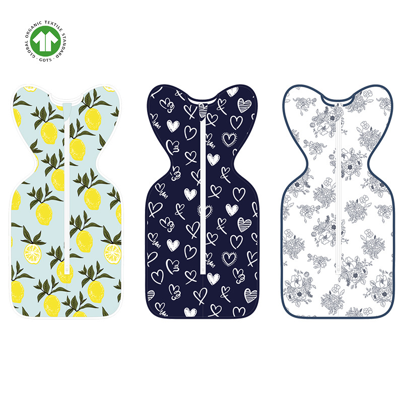 China ECOGARMENTS Organic Cotton Newborn Thin Anti-shock Anti-kick Swaddle Sleeping Bag Exporters, Companies