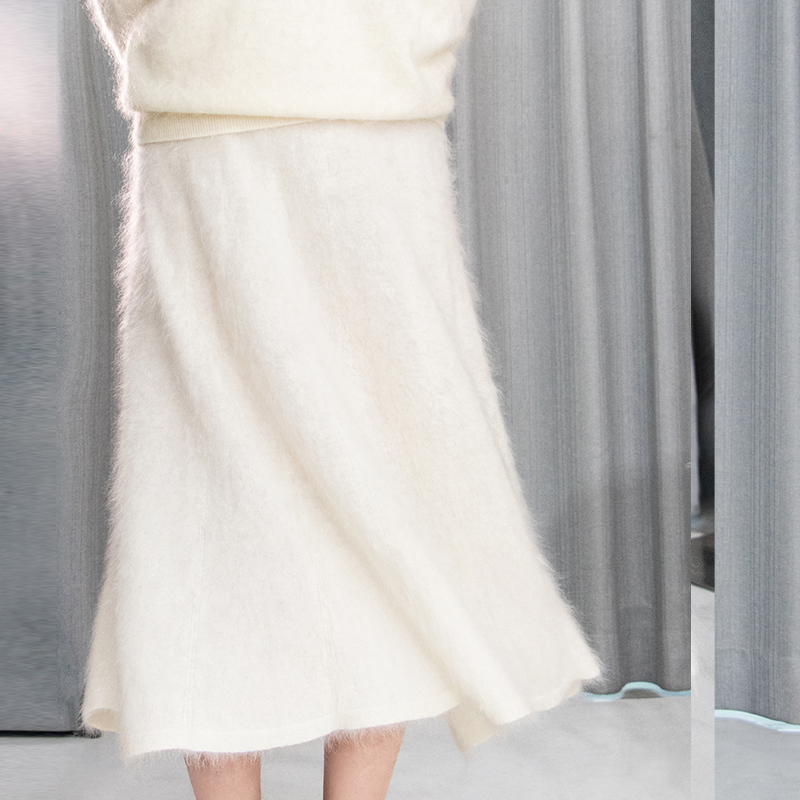 China Elegant Cashmere Dress with High-Neck Sweater Top Factories, Quotes