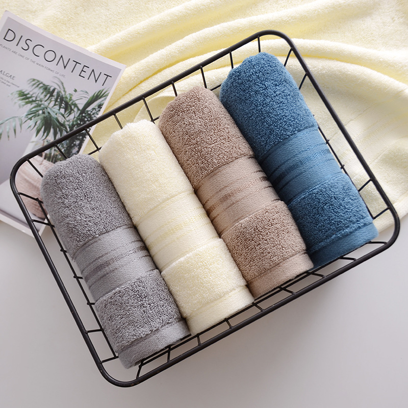 OEM Plain Bamboo Fiber Thickened 120g Embroidered Logo Wash Towel Supplier, Products