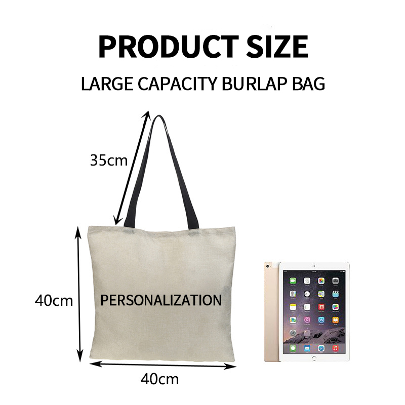 ODM HD digital printing cotton and linen shopping bag eco-friendly cloth bag Quotes, Products