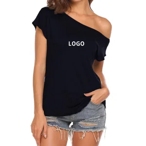 High-Quality Women's Short-Sleeve Boat-Neck
