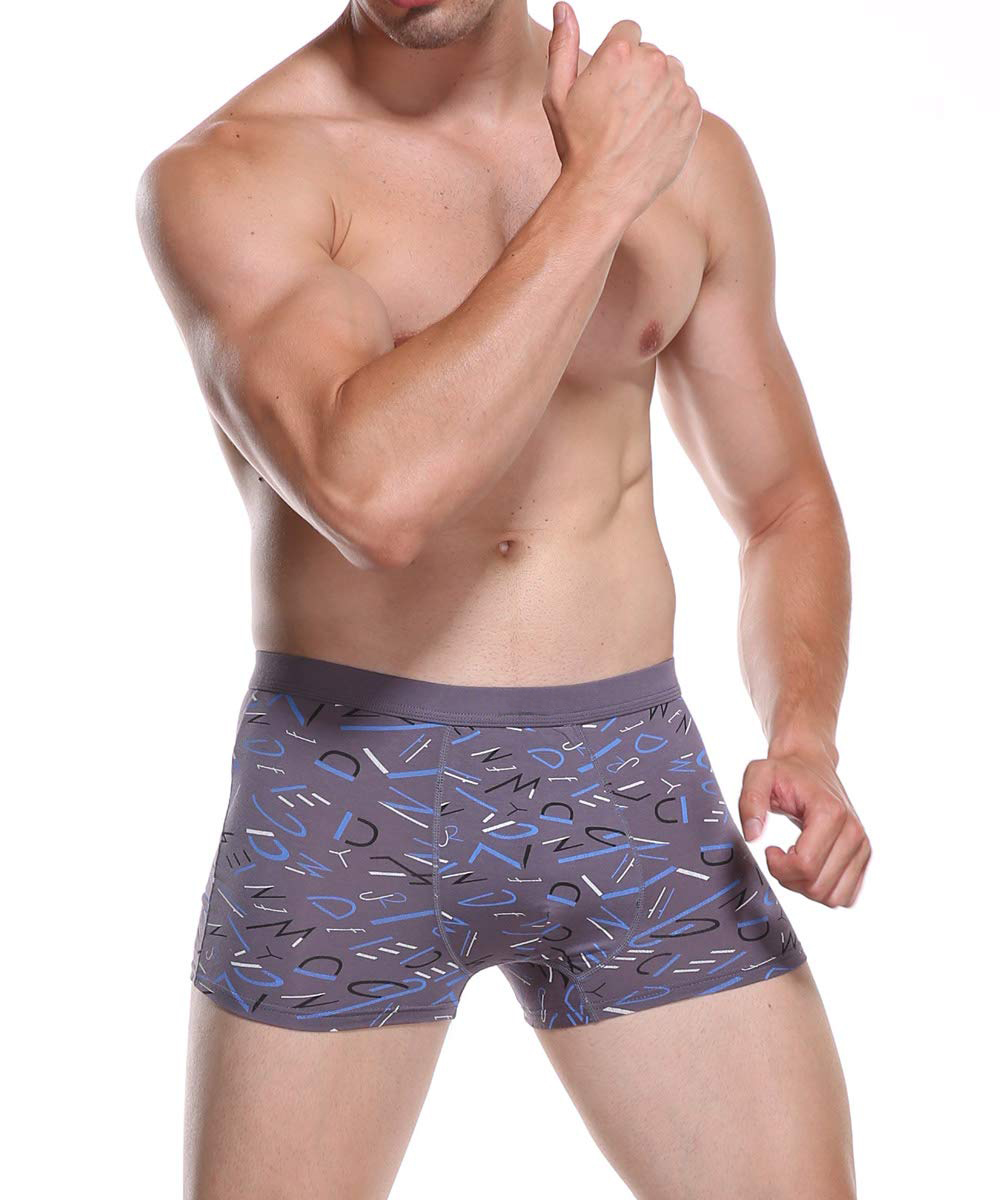Men's Underwear Soft Bamboo Boxer Briefs (5)