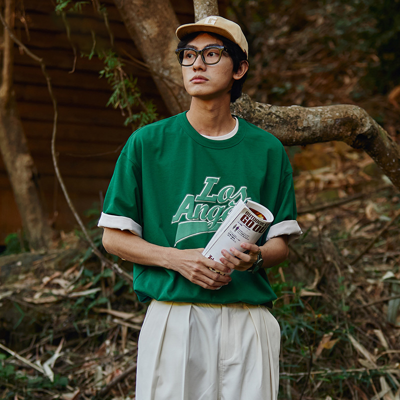 High-Quality ECOGARMENTS Unisex Print Bamboo Cotton T Shirt Factories, Product
