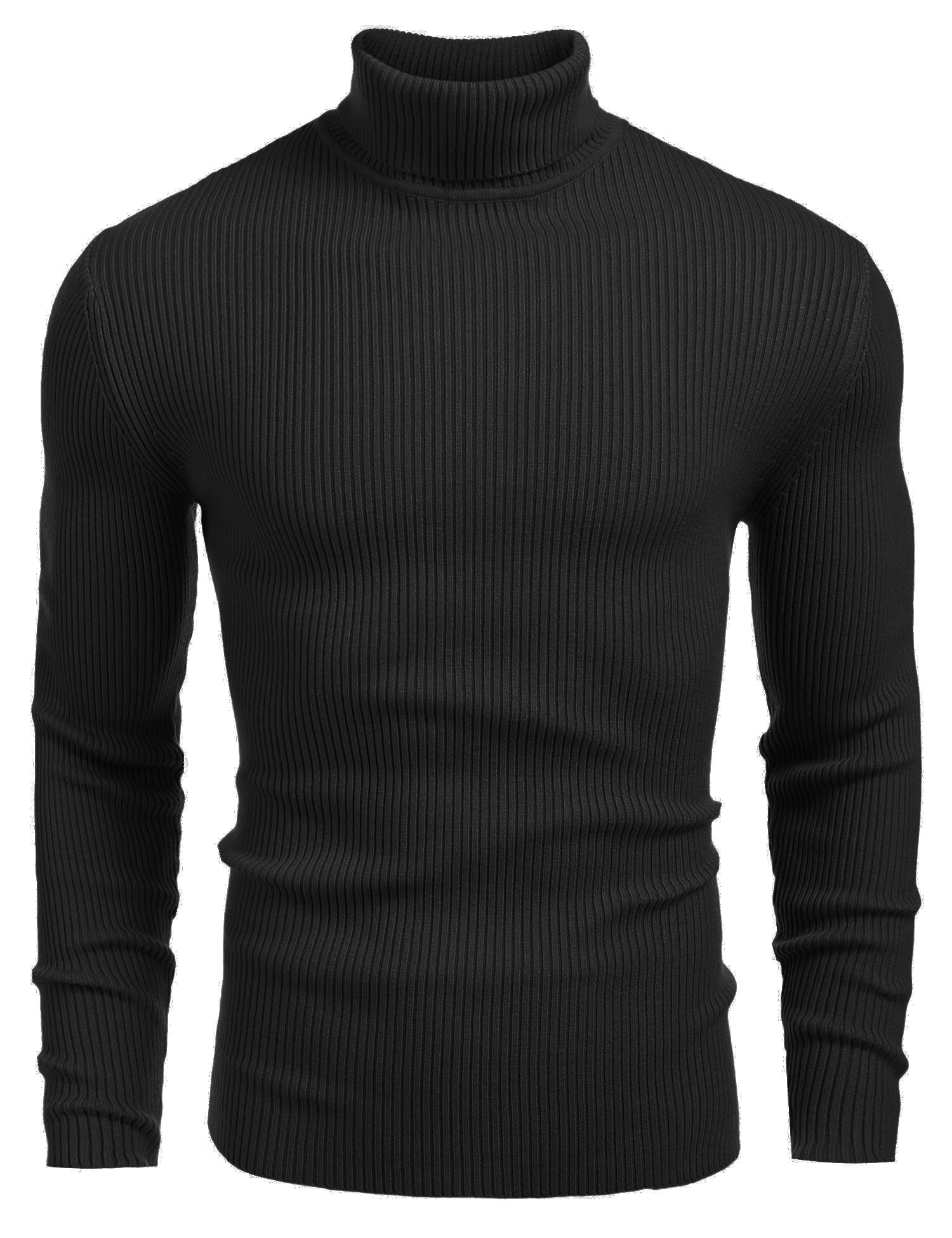 Famous Men's Ribbed Slim-Fit Knitted Sweater, Casual High-Neck Sweater, High-Quality Sweater Companies, Product