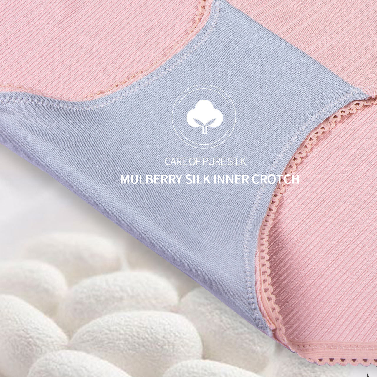 China ECOGARMENTS 60 Count Modal Ladies Silk Crotch Large Size Banana Inner Yarn Briefs Manufacturer, Factories