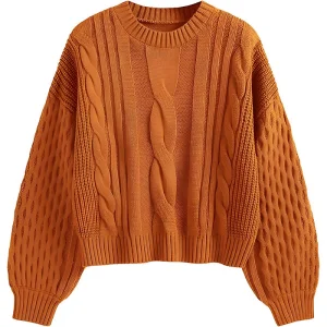 Women's Jacquard Knit Sweater