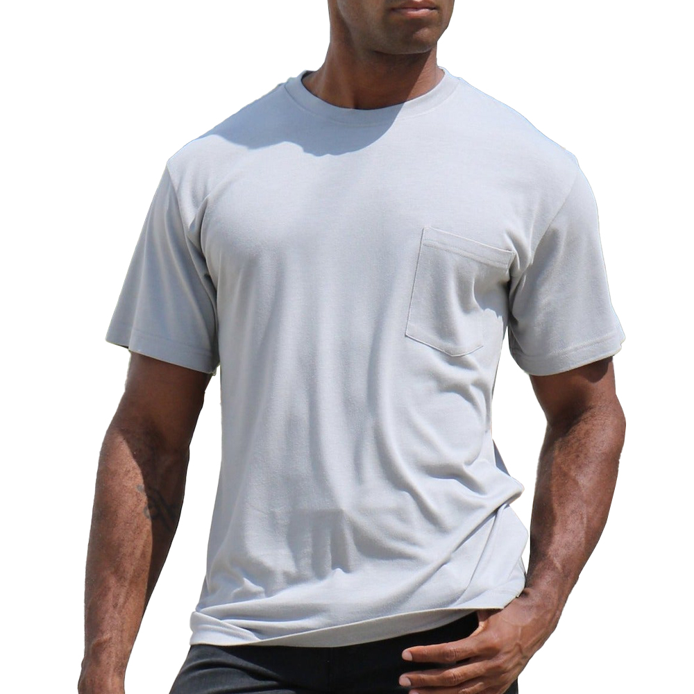High-Quality MEN'S BAMBOO COTTON POCKET T-SHIRT Manufacturer, Factories