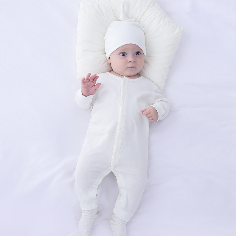ODM ECOGARMENTS Organic Cotton One-piece Long-sleeved Newborn Baby Romper Factory, Company