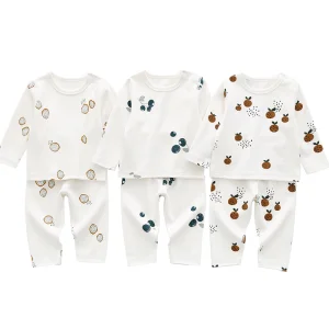 Custom ECOGARMENTS Ins Organic Cotton Newborn Baby Split Pajamas Set Pricelist, Exporter