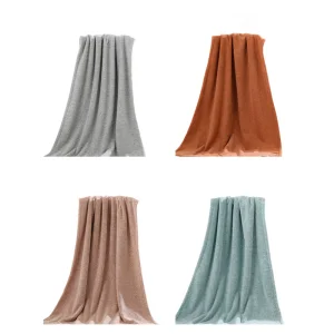 CE Certification Household Adult Quick-drying Absorbent Thickened And Enlarged Bamboo Fiber Bath Towel