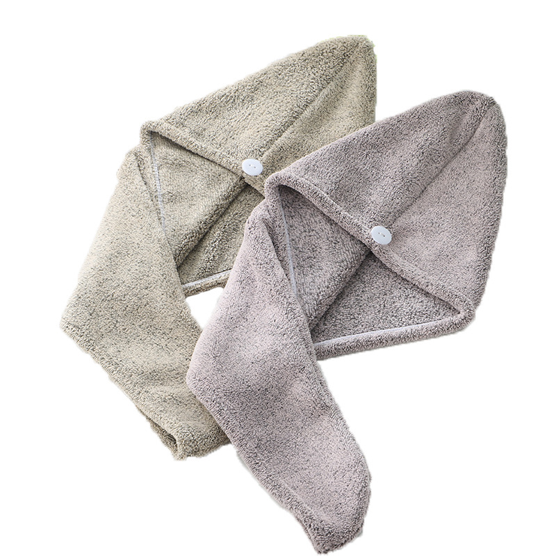 Cheap Thickened Bamboo Charcoal Fiber Hair Drying Cap Women's Shower Cap Manufacturer, Supplier