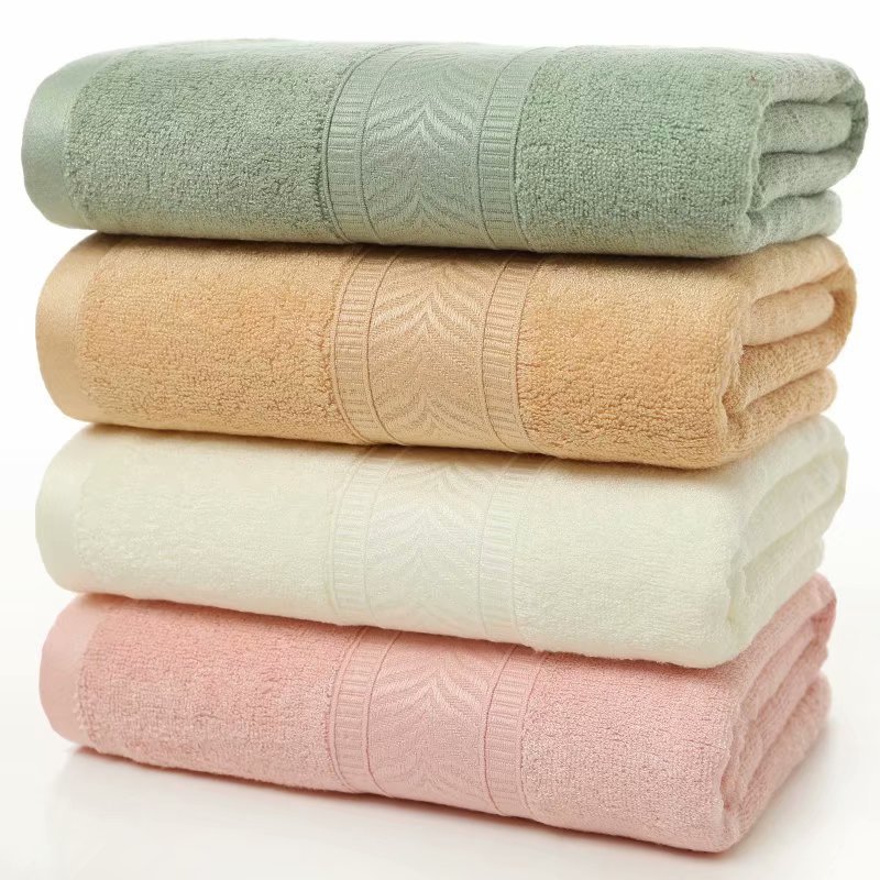 Cheap Supermarket Bamboo Fiber Towel Large Bath Towel Factory, Exporter