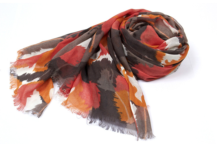 High-Quality ECOGARMENTS Bamboo Fiber Print Sunscreen Multifunctional Scarf Suppliers, Product