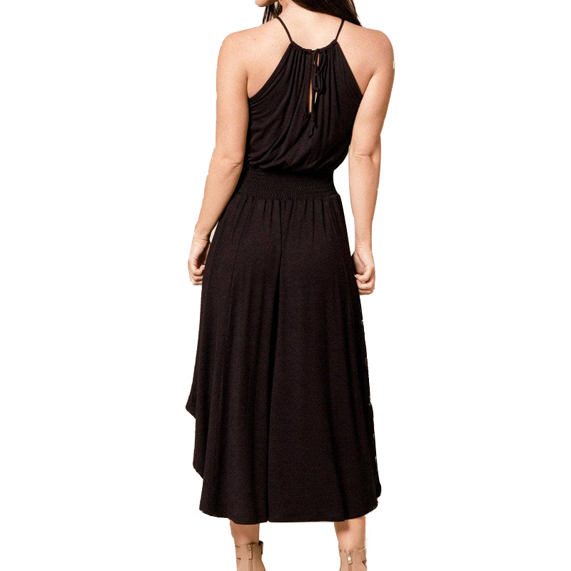 Wholesale ECOGARMENTS Women's Bamboo Cotton Sleeveless Halter Neck  Dress Companies, Product