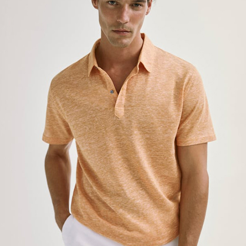 Best Natural Plain Dyed Hemp Eco-friendly Men's Polo Shirt Factories, Products
