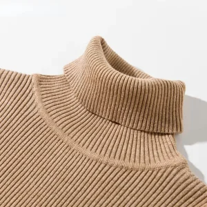 Slim Fit Ribbed Knit Sweater