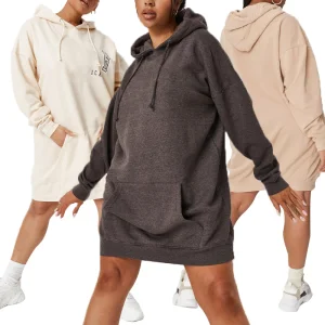 ODM ECOGARMENTS Oversized Custom Logo Hoodies Dress