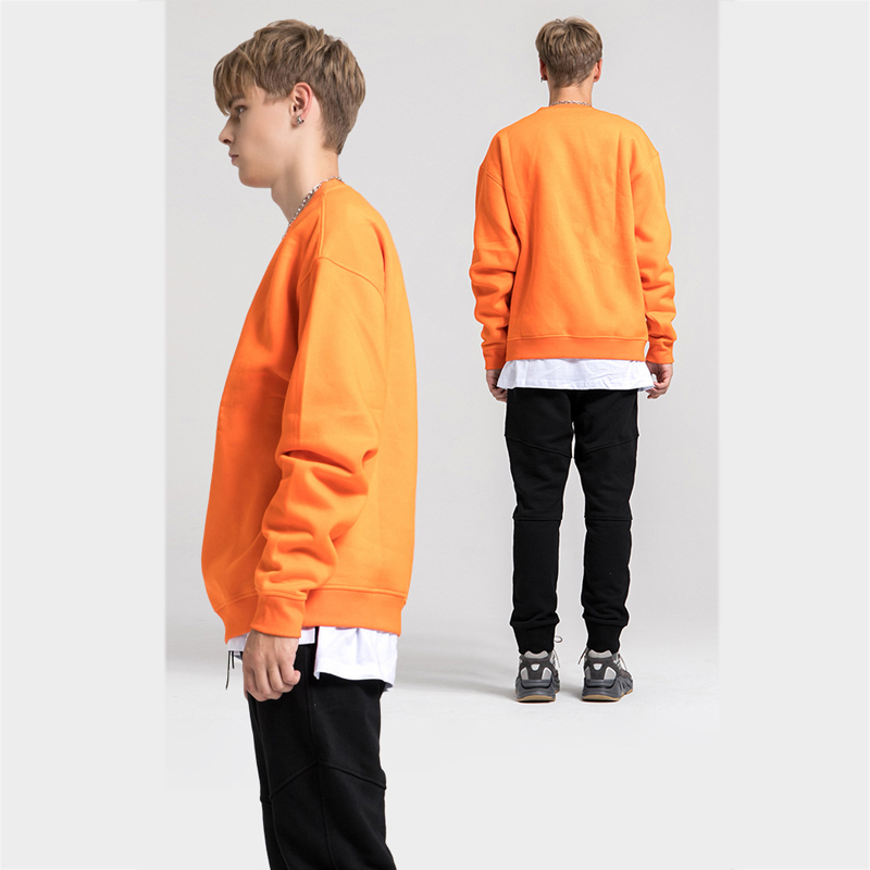 Custom ECOGARMENTS High Quality Unisex Thick Bamboo Cotton Fleece Crewneck Pullover  Sweatshirt Exporter, Exporters