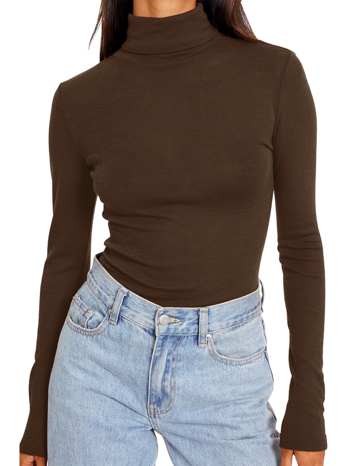 High-Quality Women's High Neck Sweater Underwear Long Sleeve Shirt Autumn Sweater Fashion Basic Warm Underwear Top Winter Clothing Suppliers, Exporter