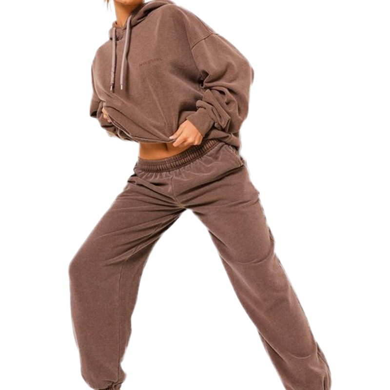 China ECOGARMENTS Oversized Hoodie Track Suit With Ecofriendly Fabric Manufacturer, Pricelist