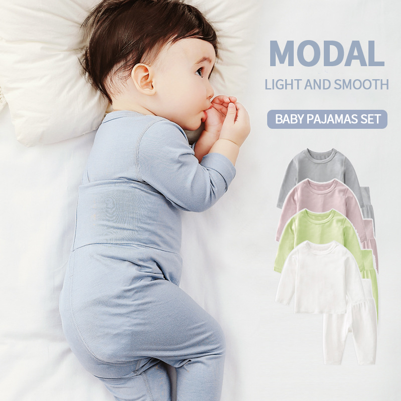 Wholesale ECOGARMENTS Boneless Summer Ultra Thin Baby Pajamas Set Manufacturer, Service