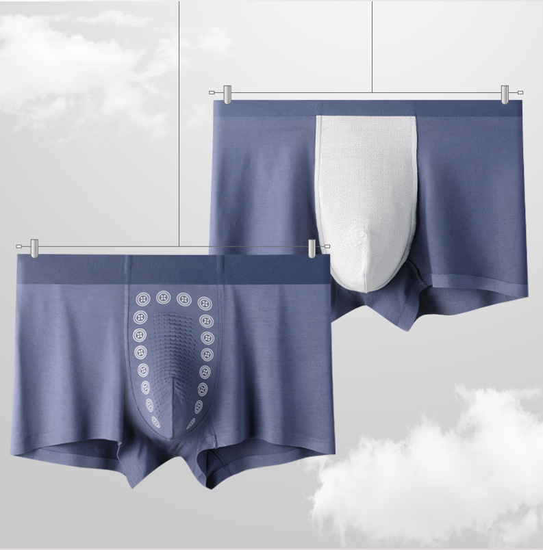 High-Quality ECOGARMENTS Negative ion 60S modal breathable men's big size boxer underwear Manufacturers, Supplier