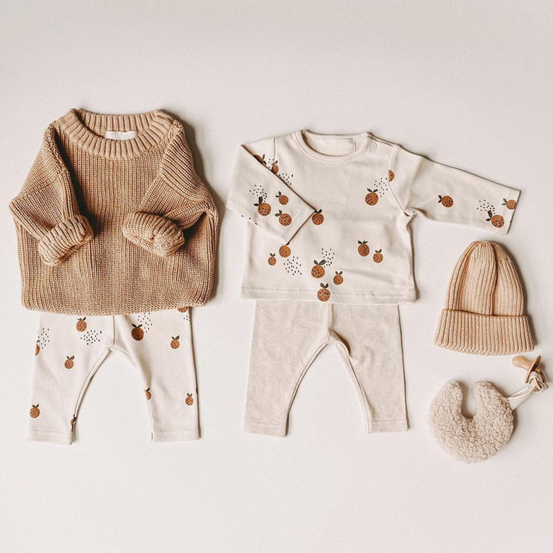 Custom ECOGARMENTS Ins Organic Cotton Newborn Baby Split Pajamas Set Pricelist, Exporter