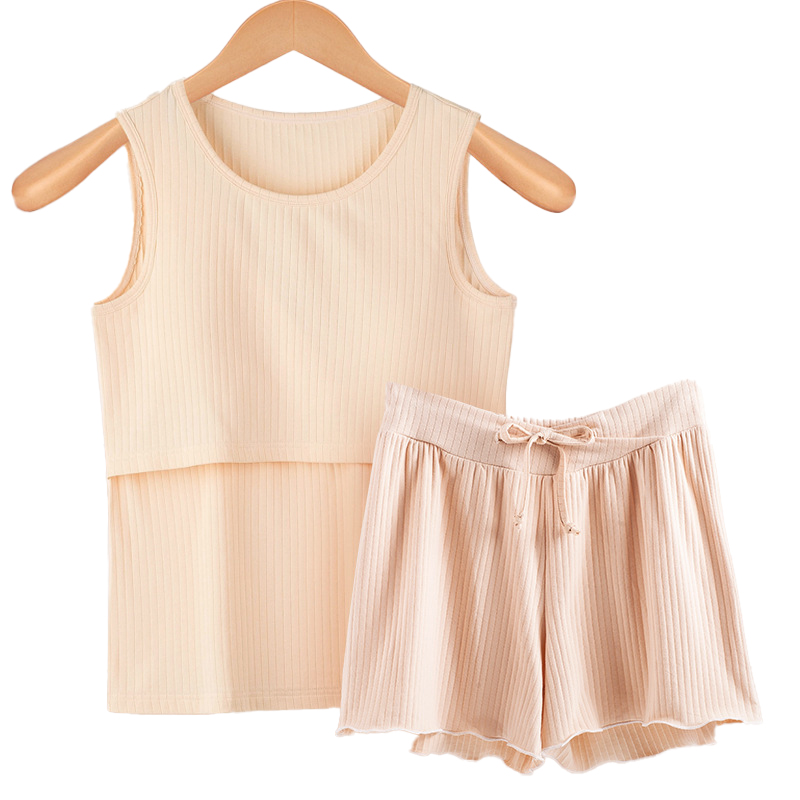 Famous Summer Thin Cotton Confinement Clothing Nursing Short-sleeved Maternity Pajamas Set Factories, Service