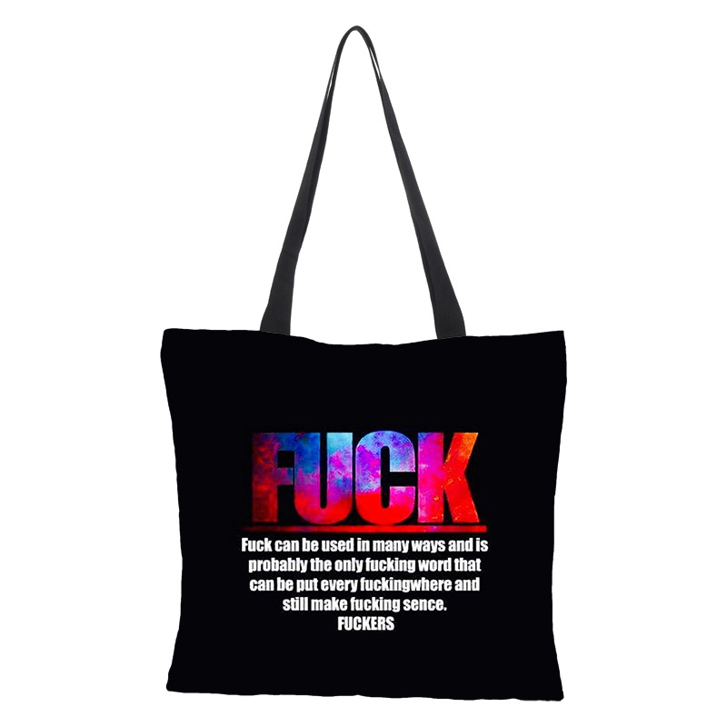 High-Quality 3D digital English letter printing environmental protection cotton and linen shopping bag Factory, Quotes