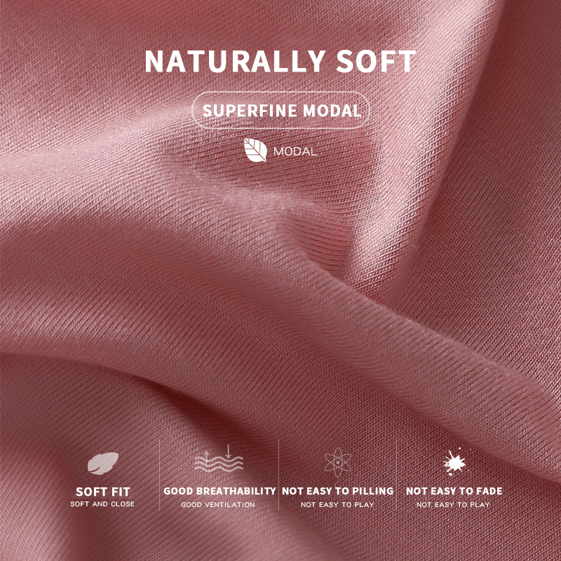Best ECOGARMENTS Women's  antibacterial cotton crotch  modal seamless mid-waist triangle shorts Manufacturer, Factories