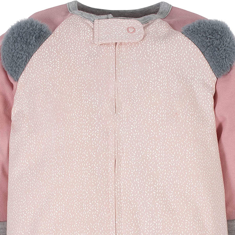 OEM ECOGARMENTS Amazon Baby Padded Romper Long Sleeve Cotton Romper Supplier, Product