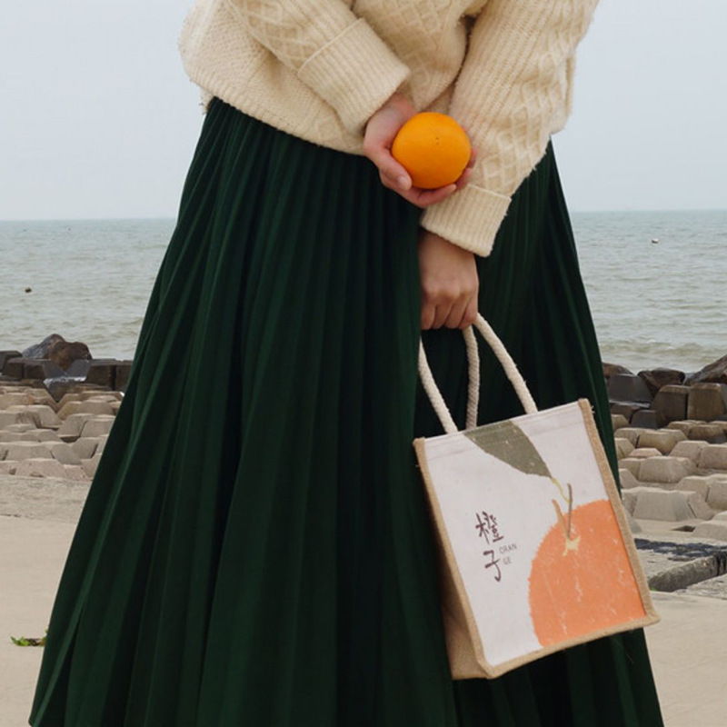 Best Japanese Zip-Up Waterproof Fruit Tote Bag Supplier, Product