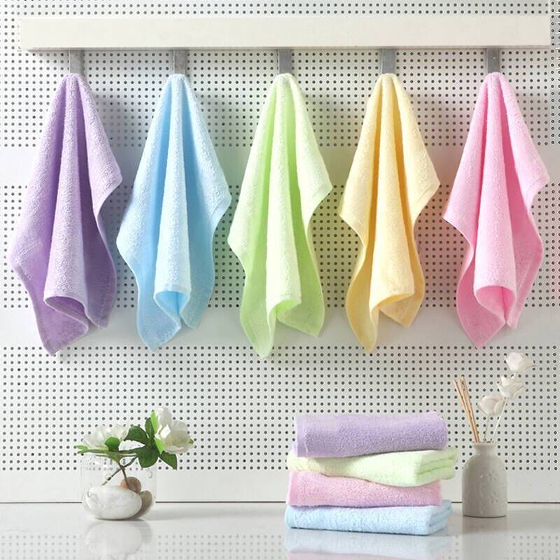 Custom Children's Bamboo Fiber Small Square Towel Manufacturer, Exporters