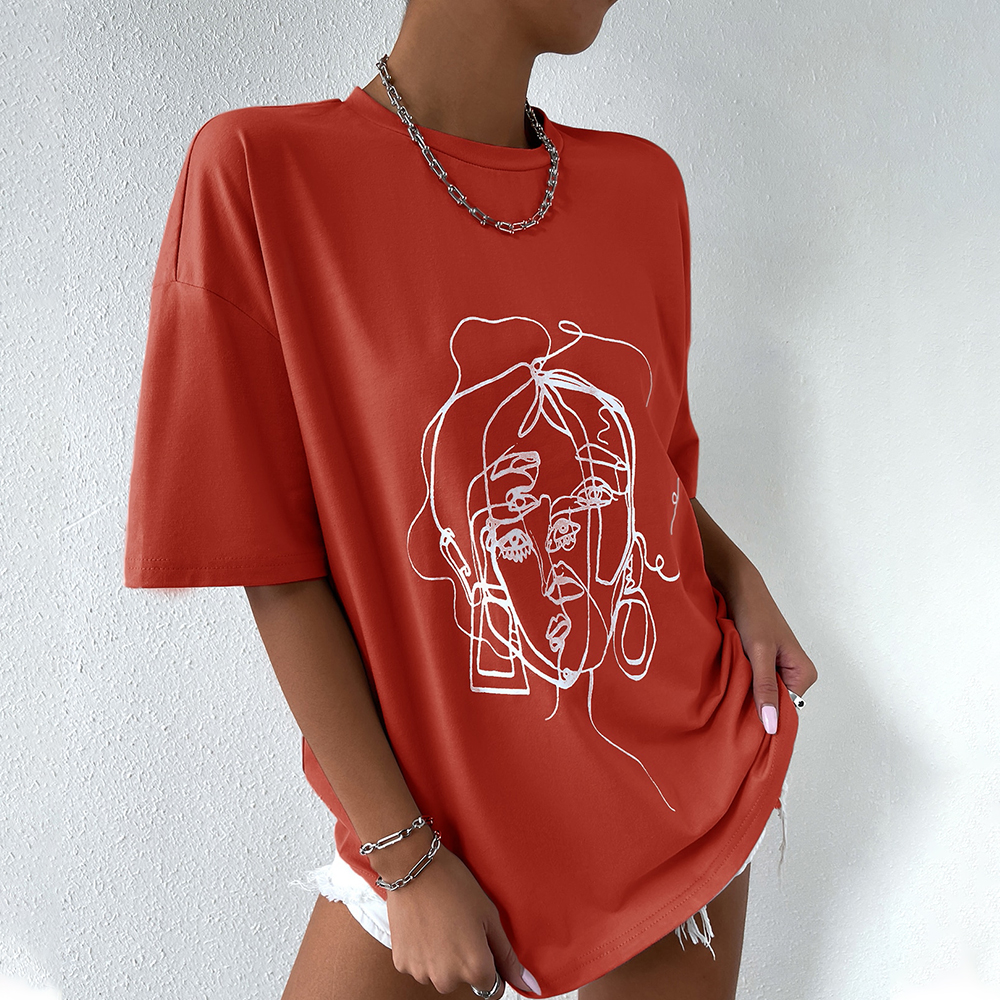 Custom Figure Graphic Drop Shoulder bamboo Tee Manufacturer, Companies