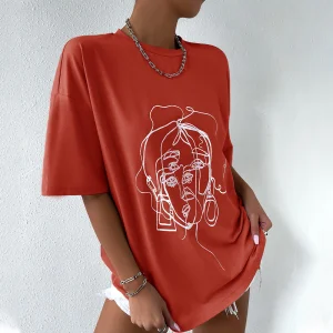Custom Figure Graphic Drop Shoulder bamboo Tee Manufacturer, Companies