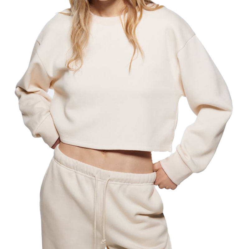 Custom ECOGARMENTS Round Neck Sweatshirt with Long Sleeves Factory, Service