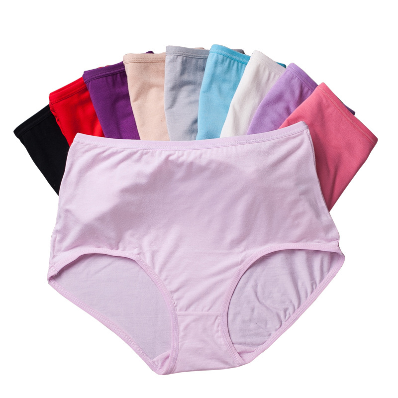 Custom ECOGARMENTS Factory Wholesale Bamboo Fiber Solid Color High Waist Women's Briefs Exporter, Companies