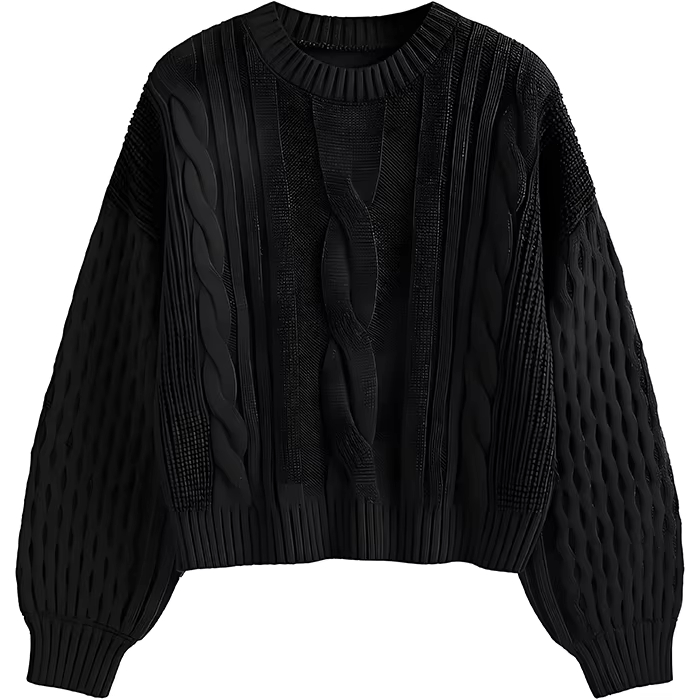 OEM Custom Logo OEM & ODM Women's Long-Sleeved Jacquard Knit Sweater Ladies Pullover Knit Clothing Winter Knit Sweater for Women Manufacturer, Suppliers