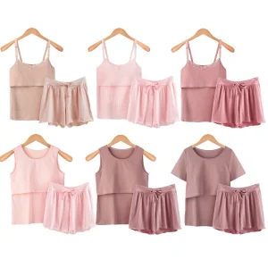 Famous Summer Thin Cotton Confinement Clothing Nursing Short-sleeved Maternity Pajamas Set Factories, Service