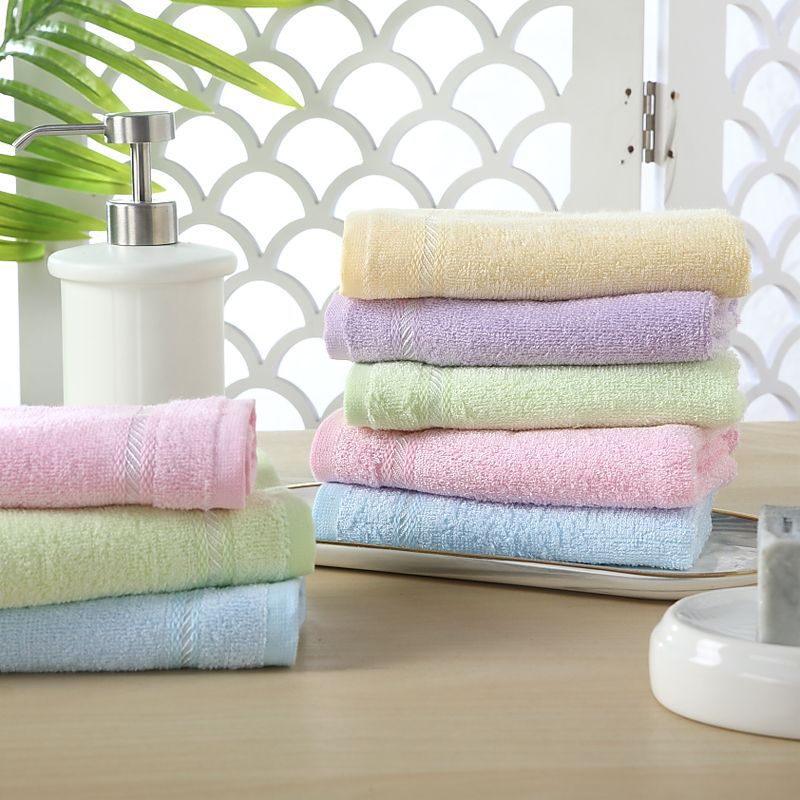 Custom Children's Bamboo Fiber Small Square Towel Manufacturer, Exporters