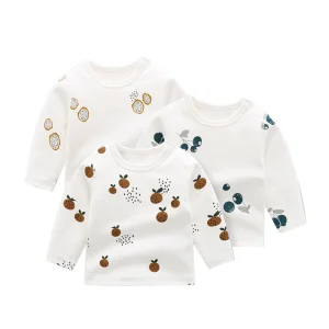 Wholesale ECOGARMENTS Organic Cotton Kids Long Sleeve T-Shirt Baby Top Factories, Product