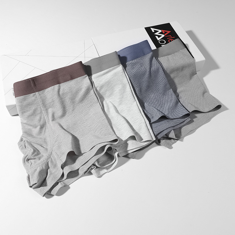 ODM ECOGARMENTS Men's Summer Ice Silk Bamboo Fiber  Seamless Mid-waist Boxer Companies, Service