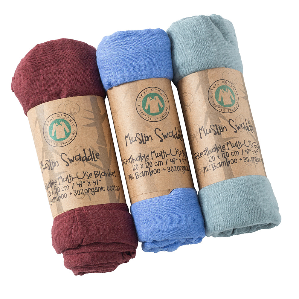 High-Quality Unisex Neutral Bamboo Muslin Baby Swaddle Blanket Companies, Service