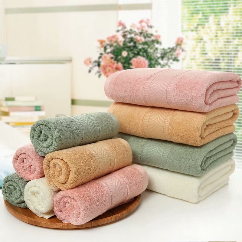 Cheap Supermarket Bamboo Fiber Towel Large Bath Towel Factory, Exporter