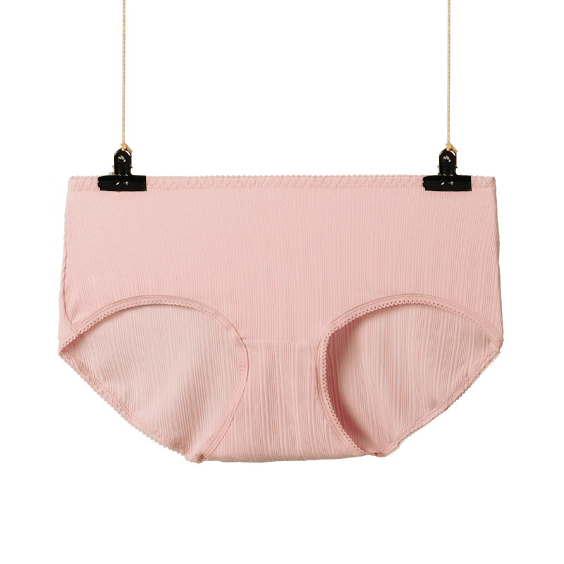 China ECOGARMENTS 60 Count Modal Ladies Silk Crotch Large Size Banana Inner Yarn Briefs Manufacturer, Factories