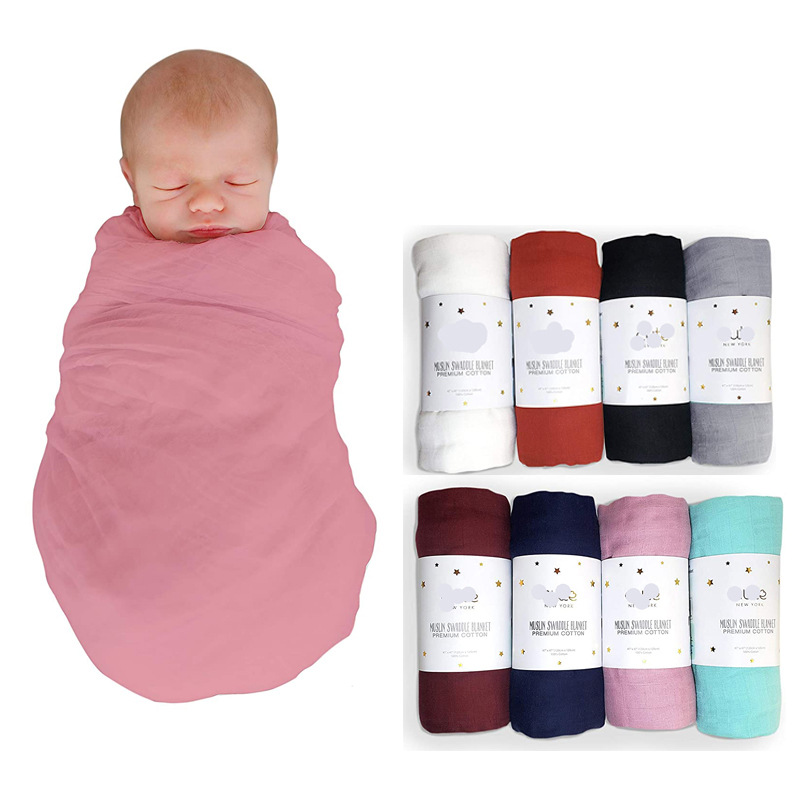 High-Quality Unisex Neutral Bamboo Muslin Baby Swaddle Blanket Companies, Service