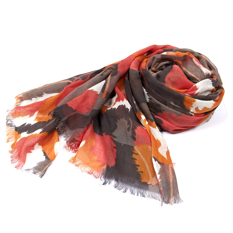 High-Quality ECOGARMENTS Bamboo Fiber Print Sunscreen Multifunctional Scarf Suppliers, Product