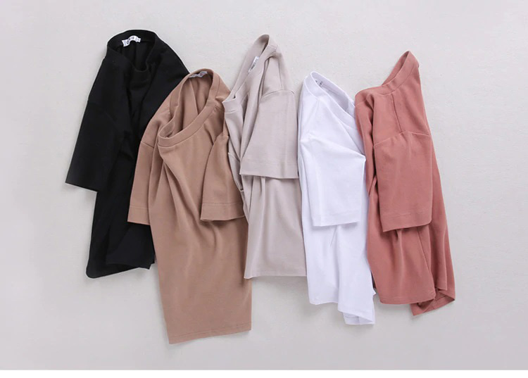 Custom Summer Blank Oversized Jersey Hemp organic Cotton  Short Sleeves  T shirts for Women Pricelist, Product