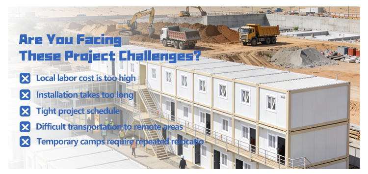 Prefabricated Housing Factory Z Fold Container House Multi Layer Stackable Modular Accommodation Cabin Construction Site Shed